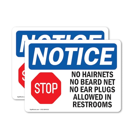 Signmission 18 in Height, 24 in Width, Vinyl Decal, Rectangle OS-2PACK-NS-D-1824-L-14641